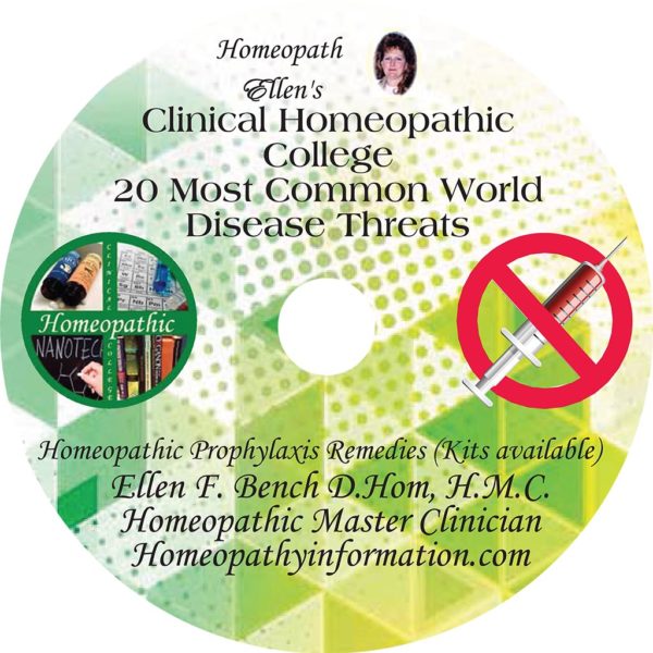 20 Most Common World Disease Threats DVD Homeopathy Training