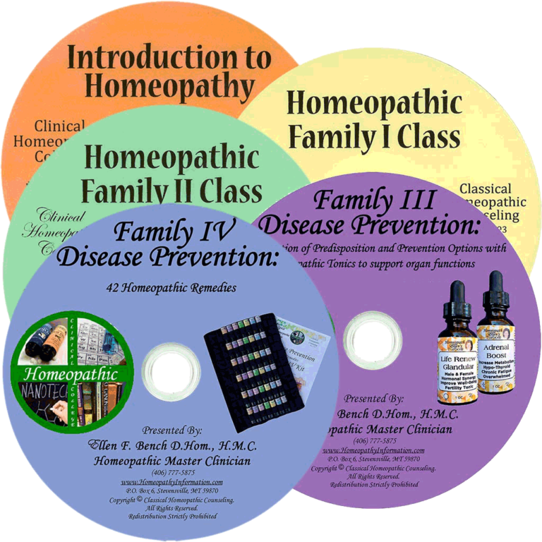 Five Homeopathy Audio Classes