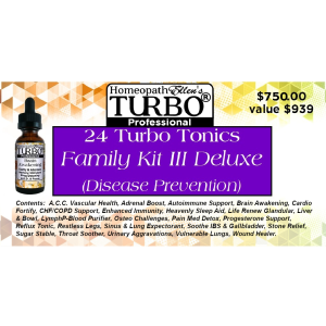 Family III DELUXE Disease Prevention TURBO® Tonics Kit